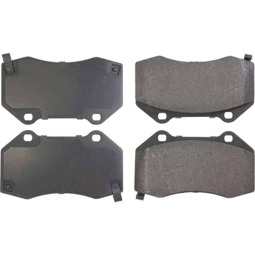 CENTRIC PARTS 104.13790 Posi Quiet Semi-Metallic Brake Pads with Hardware
