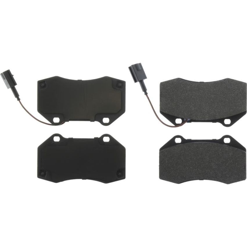 CENTRIC PARTS 104.13791 Posi Quiet Semi-Metallic Brake Pads with Hardware