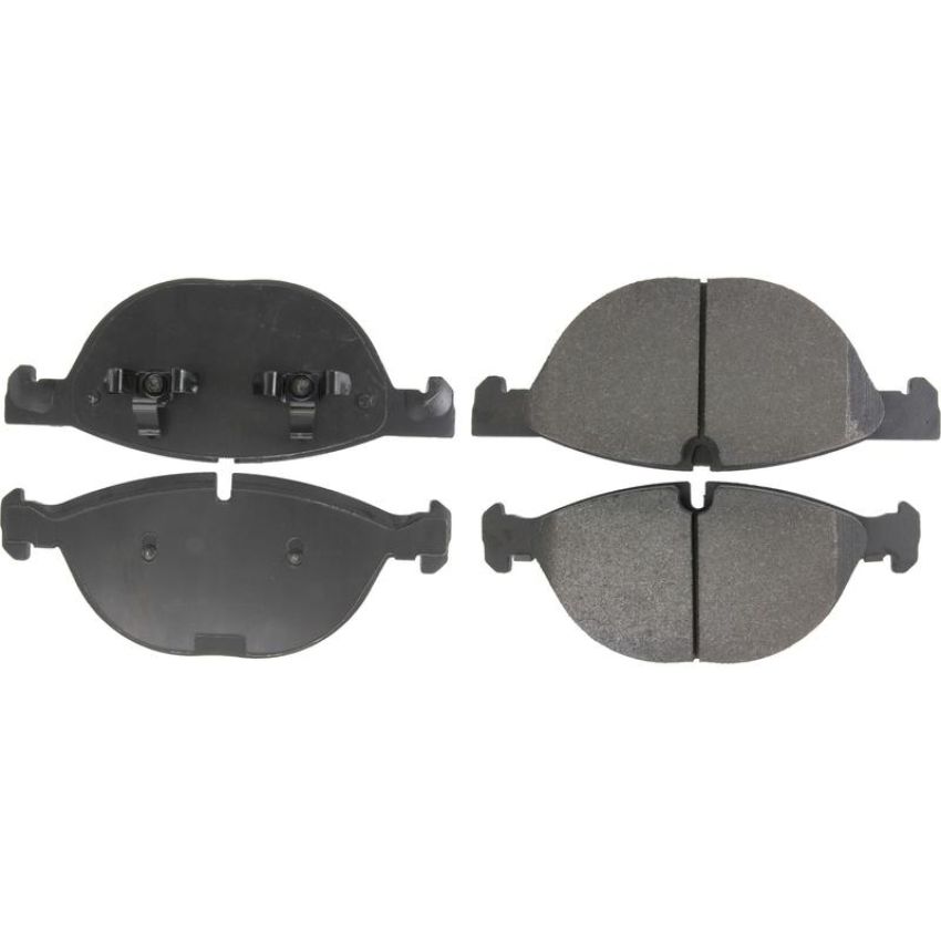 CENTRIC PARTS 104.13810 Posi Quiet Semi-Metallic Brake Pads with Hardware