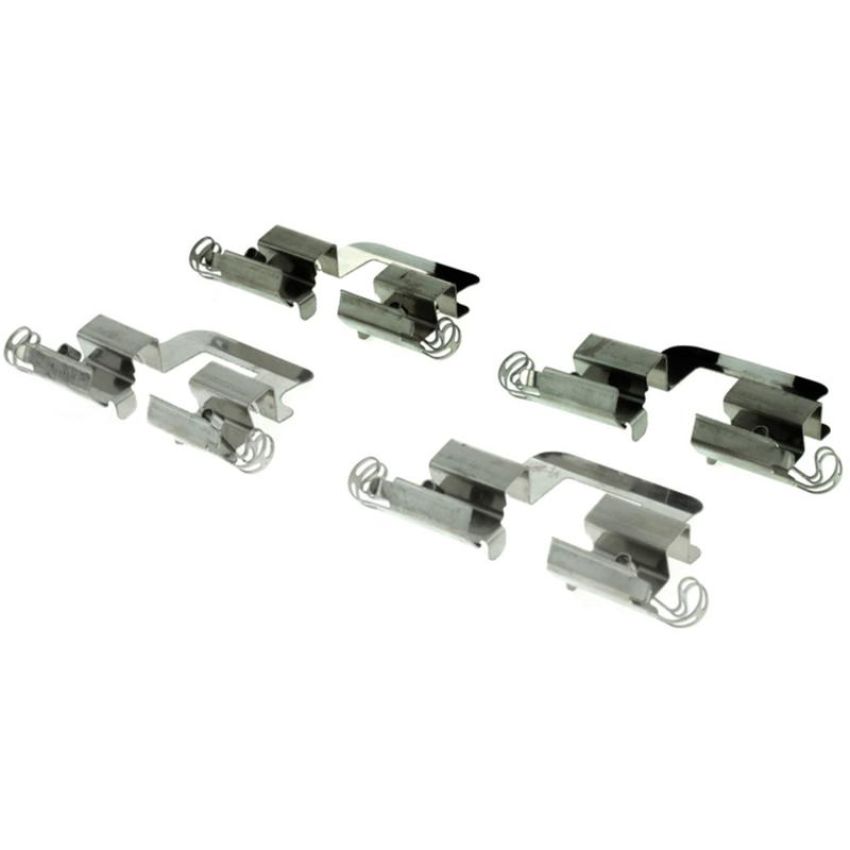 CENTRIC PARTS 104.13860 Posi Quiet Semi-Metallic Brake Pads with Hardware