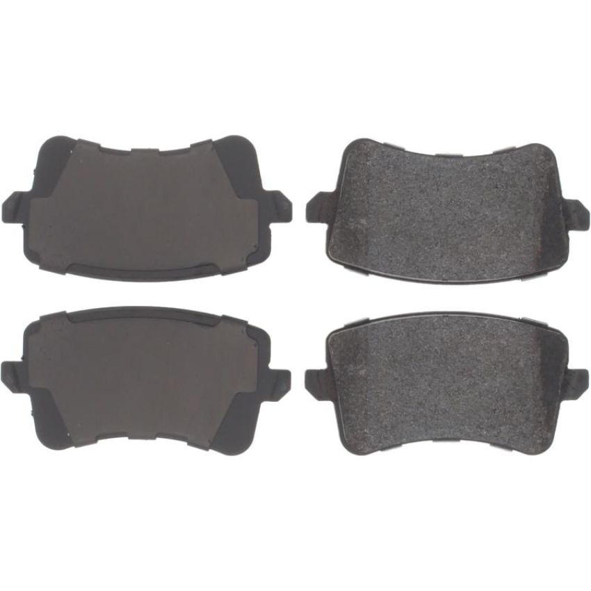 CENTRIC PARTS 104.13861 Posi Quiet Semi-Metallic Brake Pads with Hardware