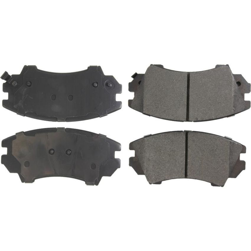 CENTRIC PARTS 104.14040 Posi Quiet Semi-Metallic Brake Pads with Hardware