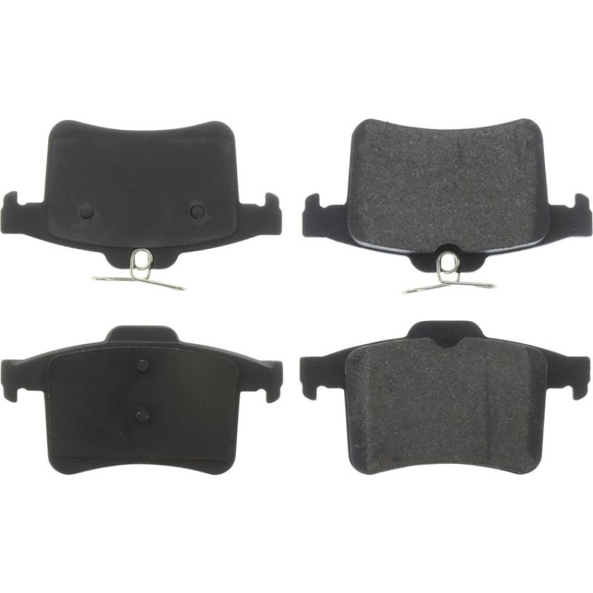 CENTRIC PARTS 104.14490 Posi Quiet Semi-Metallic Brake Pads with Hardware