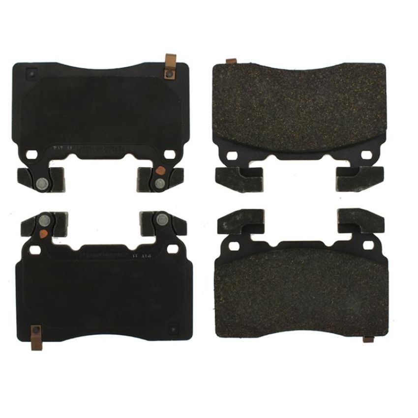 CENTRIC PARTS 104.14741 Posi Quiet Semi-Metallic Brake Pads with Hardware