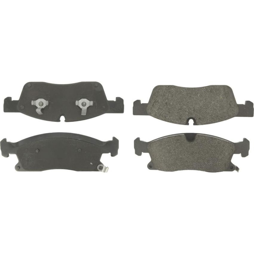 CENTRIC PARTS 104.16290 Posi Quiet Semi-Metallic Brake Pads with Hardware