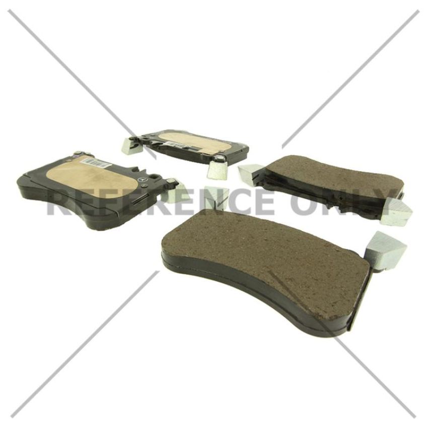 CENTRIC PARTS 104.16340 Posi Quiet Semi-Metallic Brake Pads with Hardware