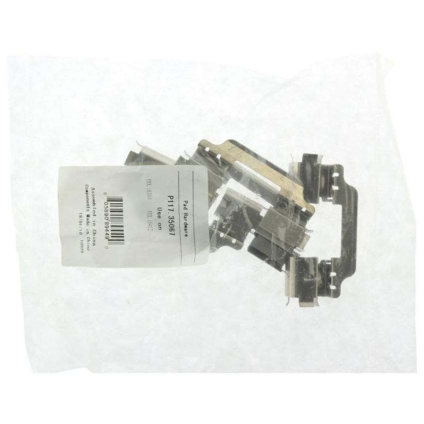 CENTRIC PARTS 104.16462 Posi Quiet Semi-Metallic Brake Pads with Hardware