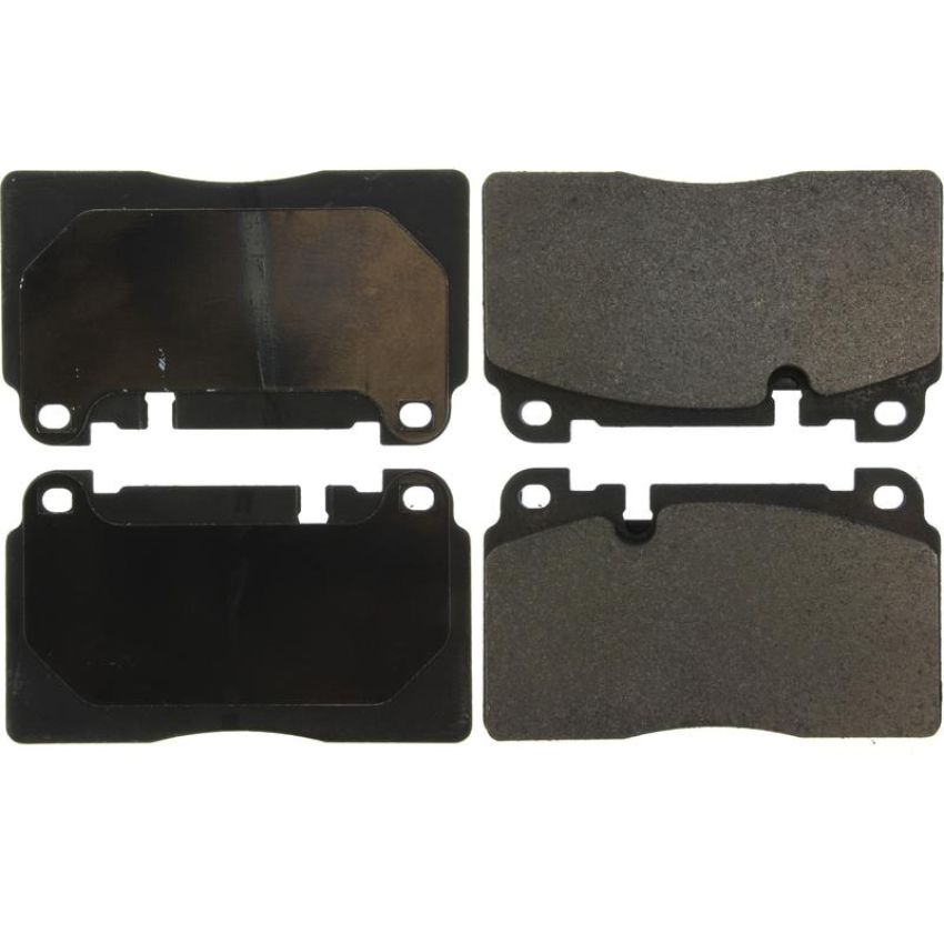 CENTRIC PARTS 104.16630 Posi Quiet Semi-Metallic Brake Pads with Hardware