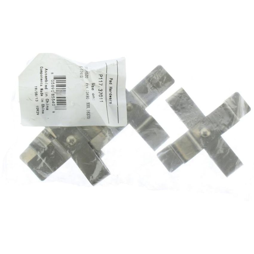 CENTRIC PARTS 104.17410 Posi Quiet Semi-Metallic Brake Pads with Hardware