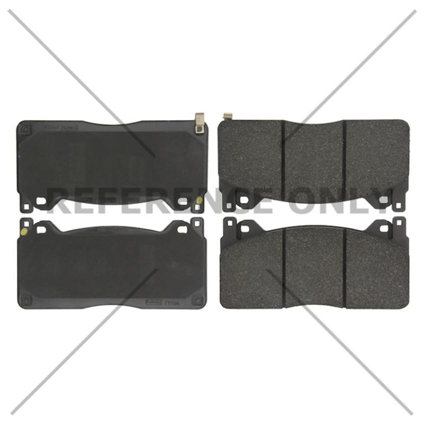 CENTRIC PARTS 104.18530 Posi Quiet Semi-Metallic Brake Pads