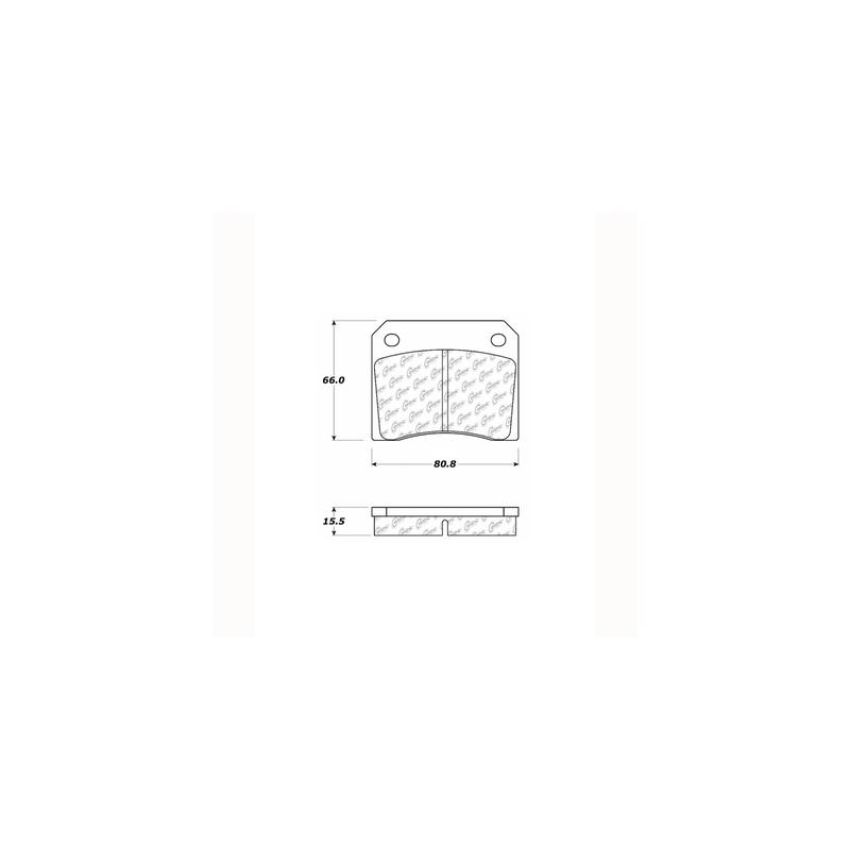 CENTRIC PARTS 105.00090 Posi Quiet Ceramic Brake Pads with Shims