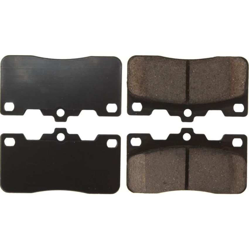 CENTRIC PARTS 105.02430 Posi Quiet Ceramic Brake Pads with Shims