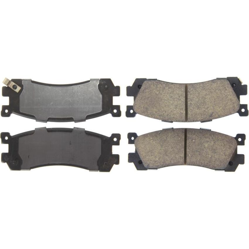 CENTRIC PARTS 105.03900 Posi Quiet Ceramic Brake Pads with Shims