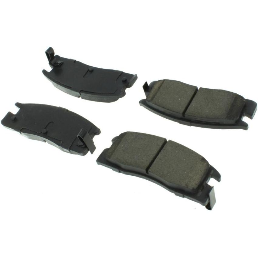 CENTRIC PARTS 105.03980 Posi Quiet Ceramic Brake Pads with Shims and Hardware