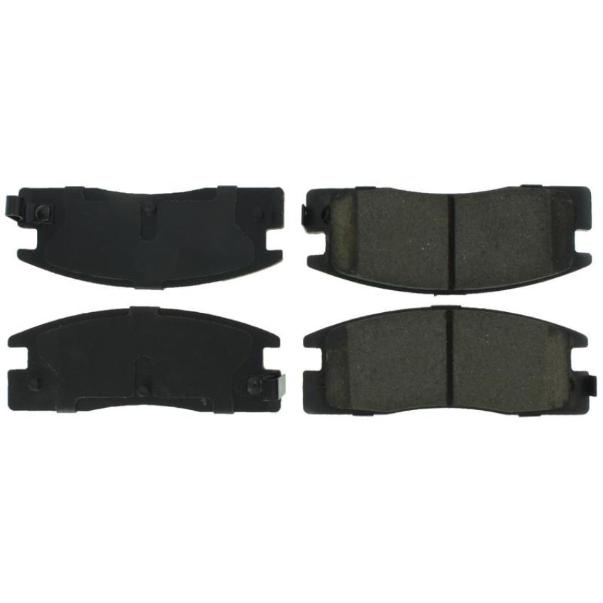 CENTRIC PARTS 105.03980 Posi Quiet Ceramic Brake Pads with Shims and Hardware