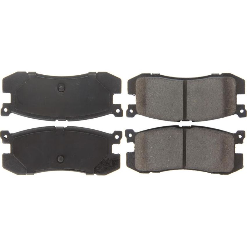 CENTRIC PARTS 105.04000 Posi Quiet Ceramic Brake Pads with Shims and Hardware