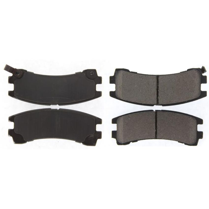 CENTRIC PARTS 105.04010 Posi Quiet Ceramic Brake Pads with Shims and Hardware