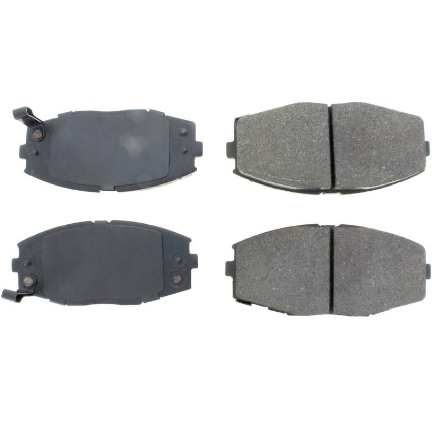 CENTRIC PARTS 105.04350 Posi Quiet Ceramic Brake Pads with Shims and Hardware