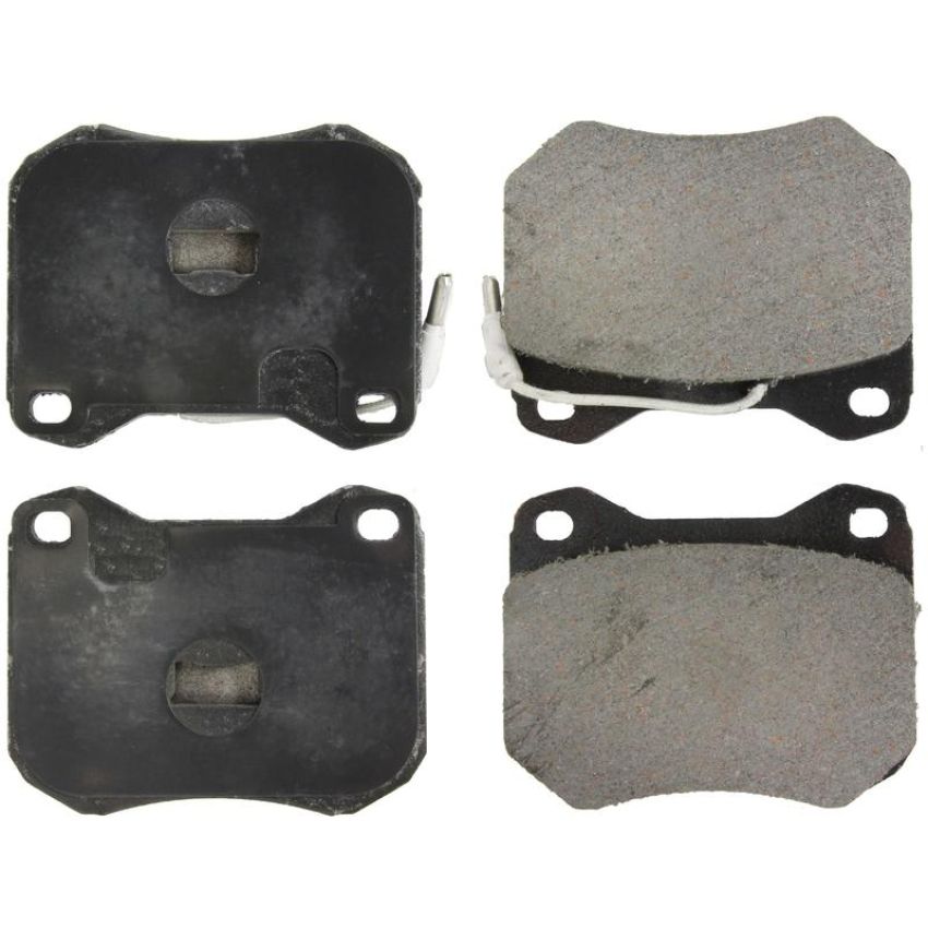 CENTRIC PARTS 105.04550 Posi Quiet Ceramic Brake Pads with Shims
