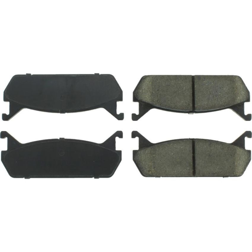 CENTRIC PARTS 105.04580 Posi Quiet Ceramic Brake Pads with Shims and Hardware