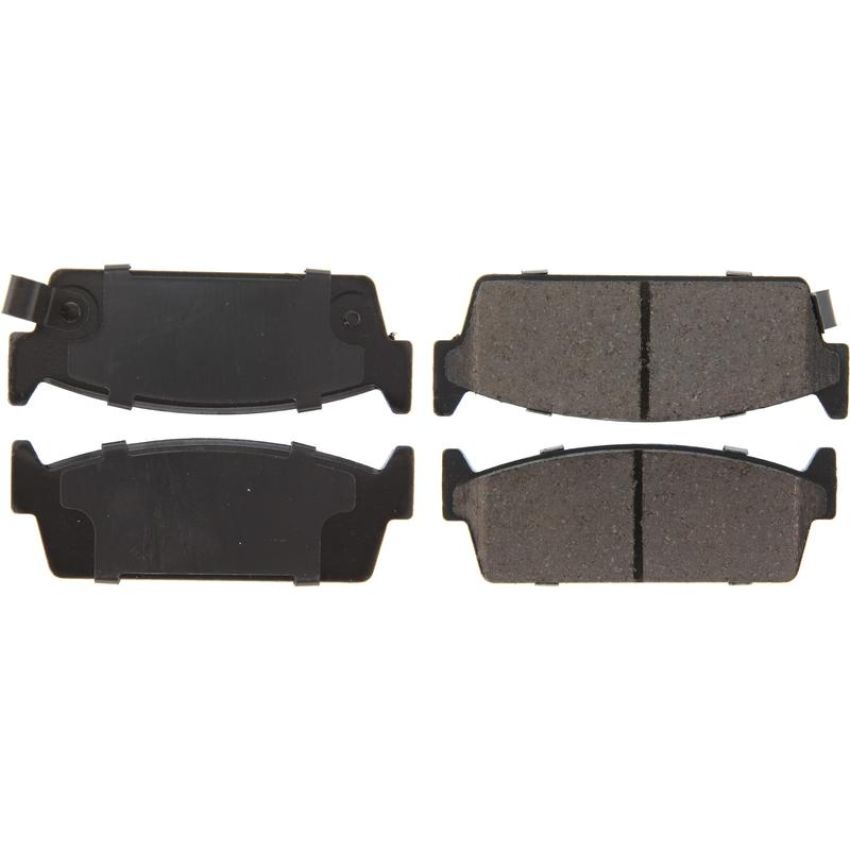 CENTRIC PARTS 105.04790 Posi Quiet Ceramic Brake Pads with Shims and Hardware
