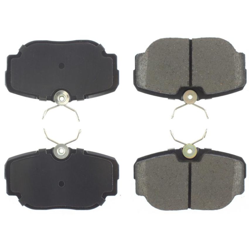 CENTRIC PARTS 105.04930 Posi Quiet Ceramic Brake Pads with Shims