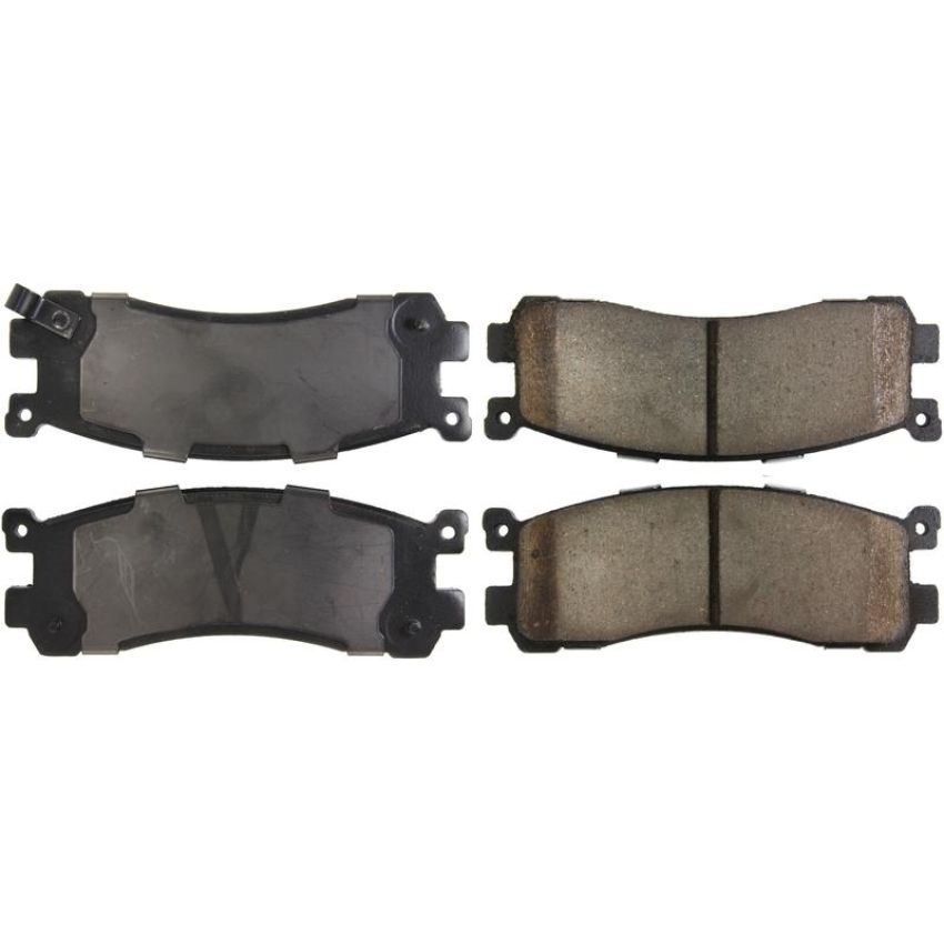 CENTRIC PARTS 105.05530 Posi Quiet Ceramic Brake Pads with Shims and Hardware