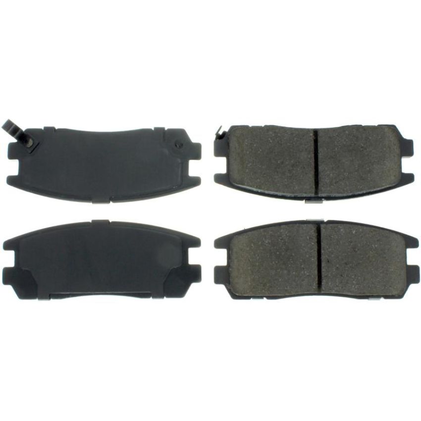CENTRIC PARTS 105.05800 Posi Quiet Ceramic Brake Pads with Shims and Hardware