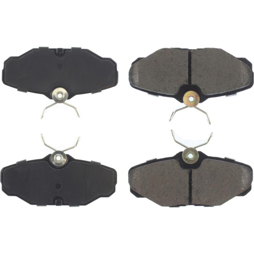 CENTRIC PARTS 105.06100 Posi Quiet Ceramic Brake Pads with Shims and Hardware