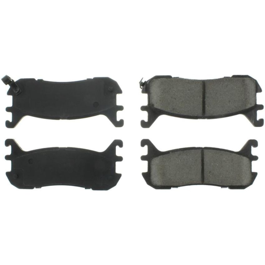 CENTRIC PARTS 105.06360 Posi Quiet Ceramic Brake Pads with Shims and Hardware