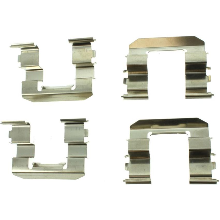 CENTRIC PARTS 105.07000 Posi Quiet Ceramic Brake Pads with Shims and Hardware