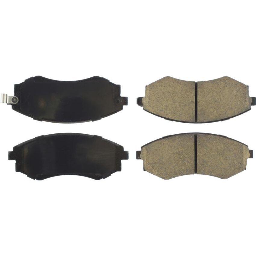 CENTRIC PARTS 105.07000 Posi Quiet Ceramic Brake Pads with Shims and Hardware