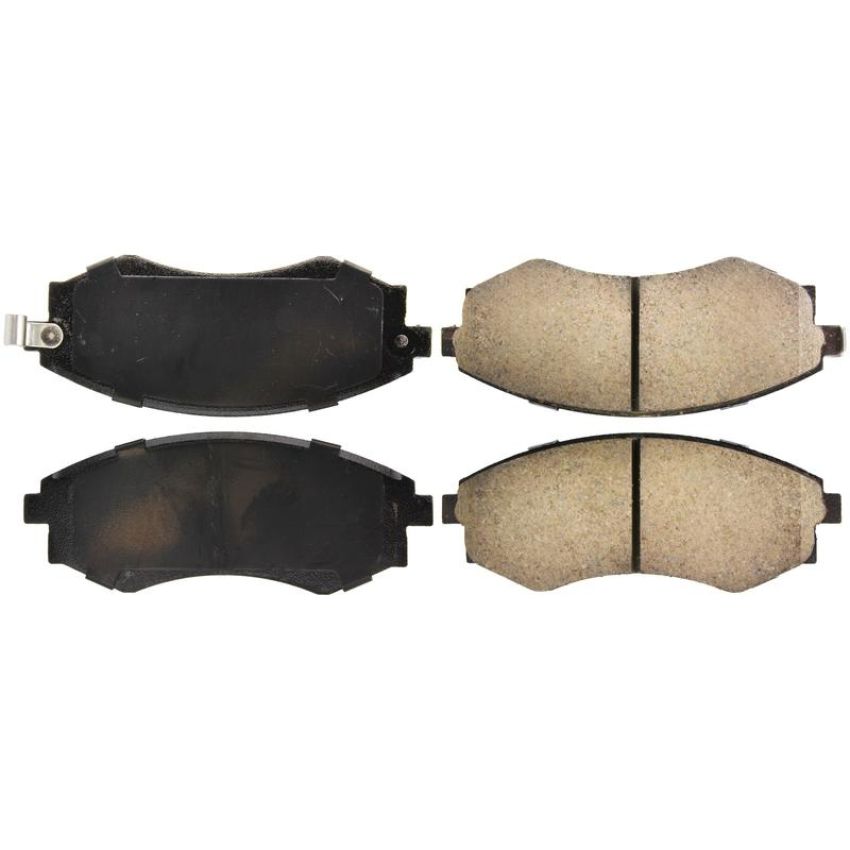 CENTRIC PARTS 105.07002 Posi Quiet Ceramic Brake Pads with Shims and Hardware