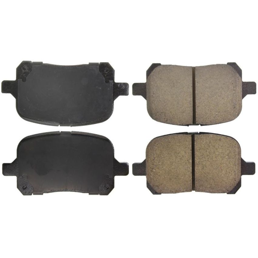 CENTRIC PARTS 105.07070 Posi Quiet Ceramic Brake Pads with Shims and Hardware