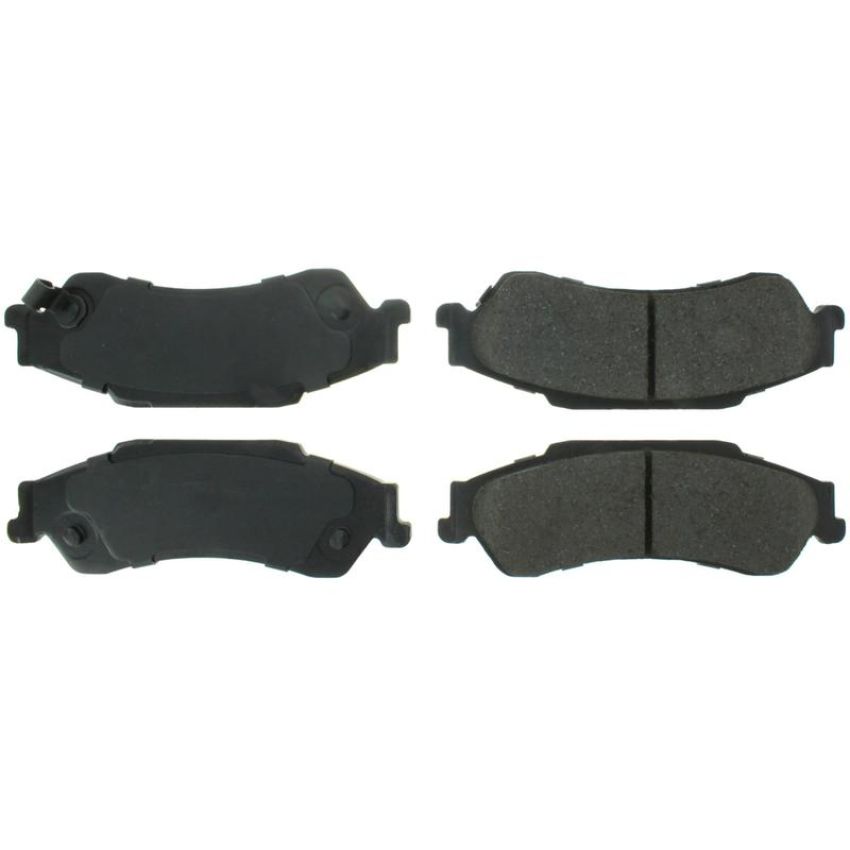 CENTRIC PARTS 105.07290 Posi Quiet Ceramic Brake Pads with Shims and Hardware