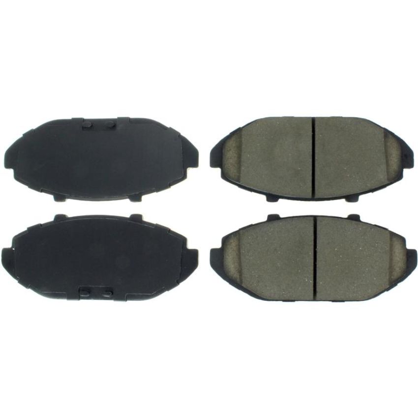 CENTRIC PARTS 105.07480 Posi Quiet Ceramic Brake Pads with Shims and Hardware