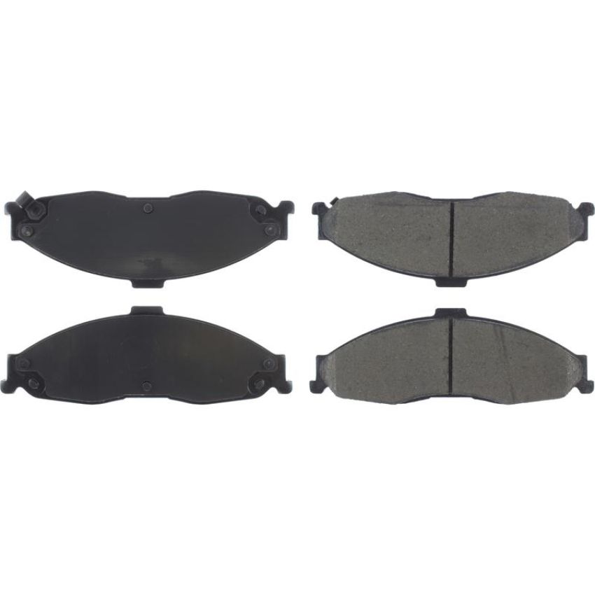 CENTRIC PARTS 105.07490 Posi Quiet Ceramic Brake Pads with Shims and Hardware