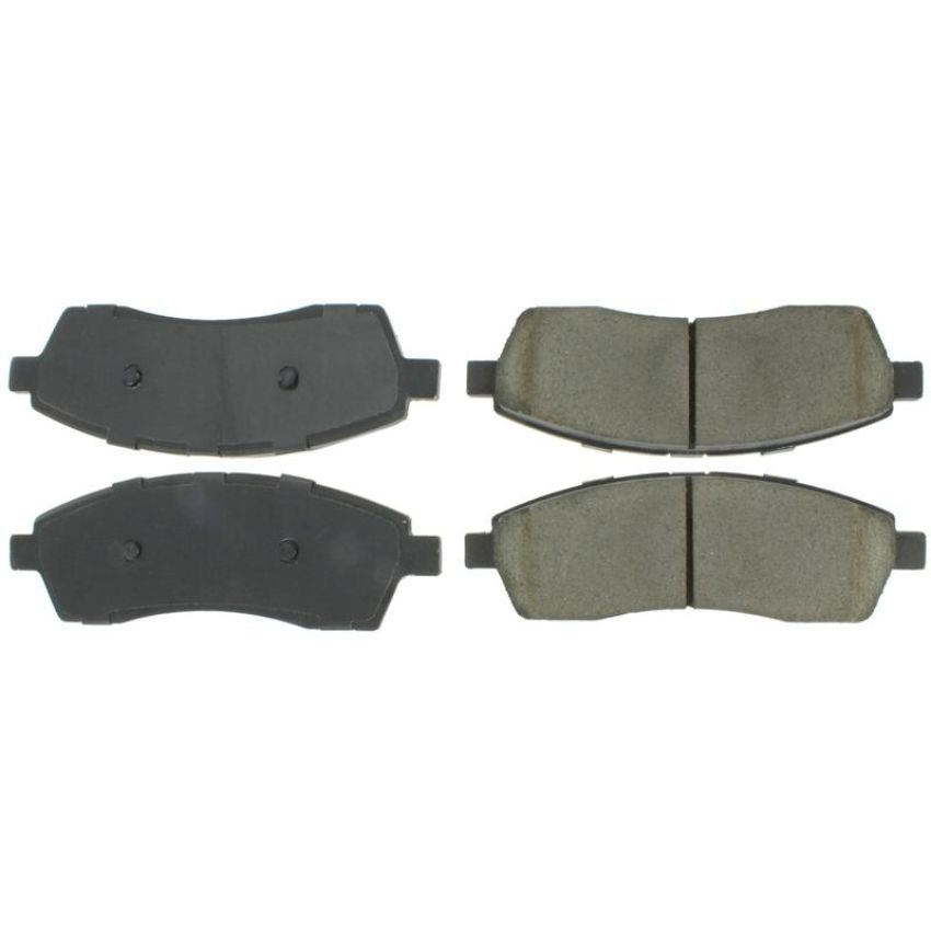 CENTRIC PARTS 105.07570 Posi Quiet Ceramic Brake Pads with Shims and Hardware