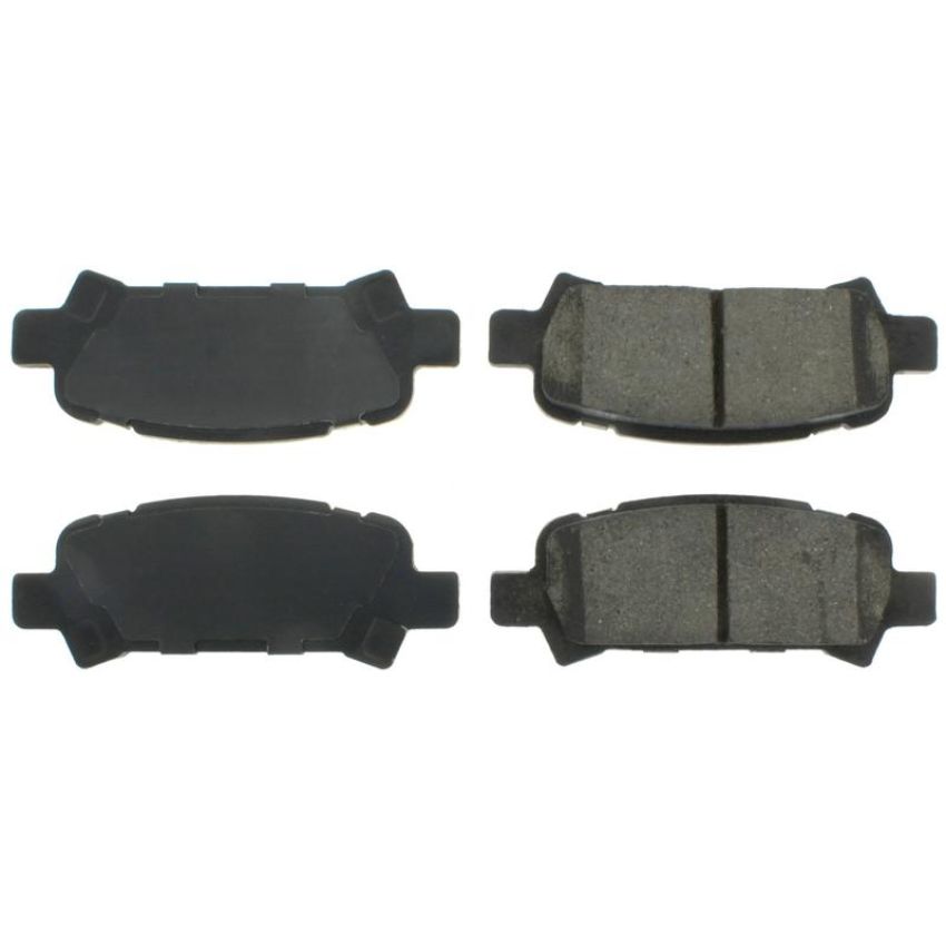 CENTRIC PARTS 105.07701 Posi Quiet Ceramic Brake Pads with Shims and Hardware