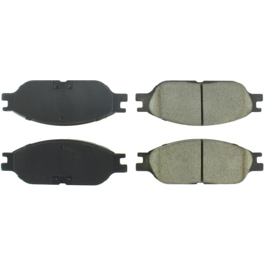 CENTRIC PARTS 105.08030 Posi Quiet Ceramic Brake Pads with Shims and Hardware