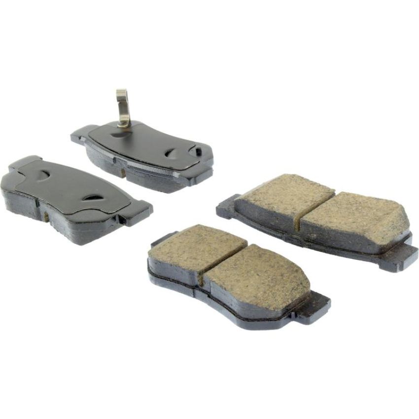 CENTRIC PARTS 105.08130 Posi Quiet Ceramic Brake Pads with Shims and Hardware