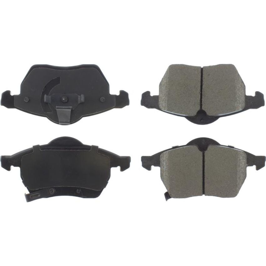CENTRIC PARTS 105.08190 Posi Quiet Ceramic Brake Pads with Shims and Hardware