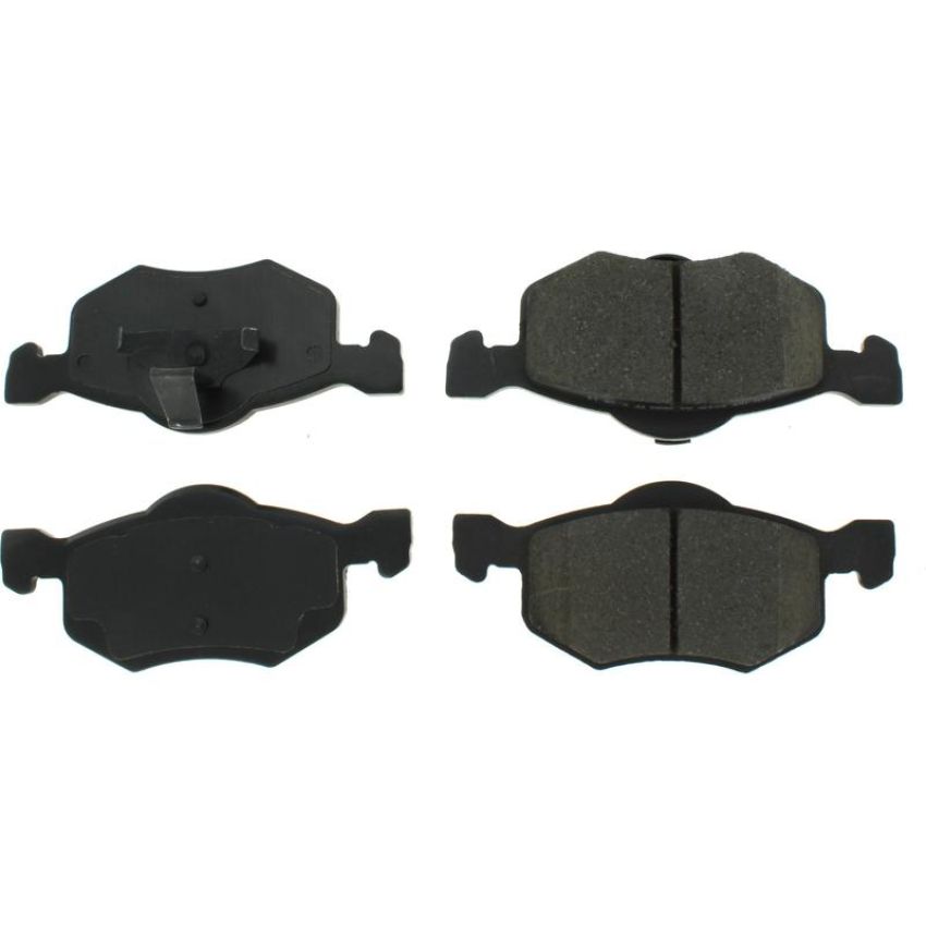 CENTRIC PARTS 105.08430 Posi Quiet Ceramic Brake Pads with Shims and Hardware
