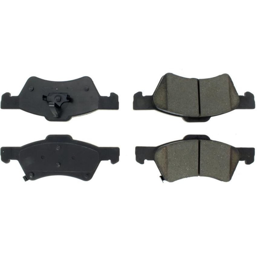 CENTRIC PARTS 105.08570 Posi Quiet Ceramic Brake Pads with Shims and Hardware