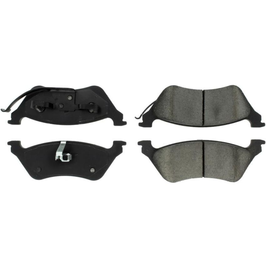 CENTRIC PARTS 105.08580 Posi Quiet Ceramic Brake Pads with Shims