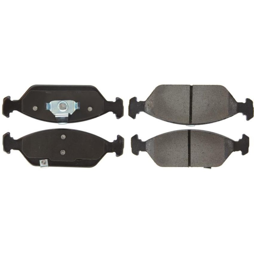 CENTRIC PARTS 105.09250 Posi Quiet Ceramic Brake Pads with Shims and Hardware