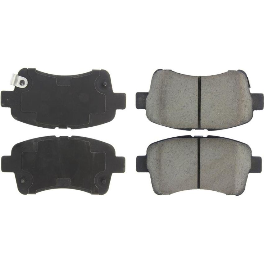 CENTRIC PARTS 105.09370 Posi Quiet Ceramic Brake Pads with Shims and Hardware
