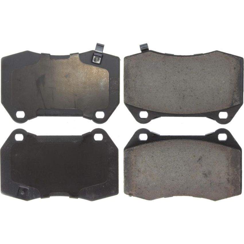 CENTRIC PARTS 105.09600 Posi Quiet Ceramic Brake Pads with Shims and Hardware