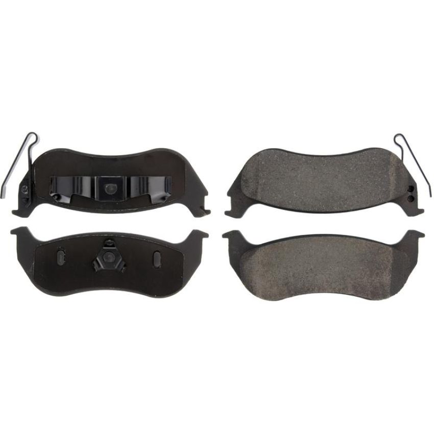 CENTRIC PARTS 105.09640 Posi Quiet Ceramic Brake Pads with Shims and Hardware