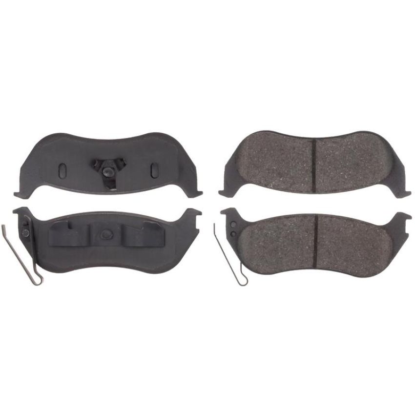 CENTRIC PARTS 105.09641 Posi Quiet Ceramic Brake Pads with Shims and Hardware